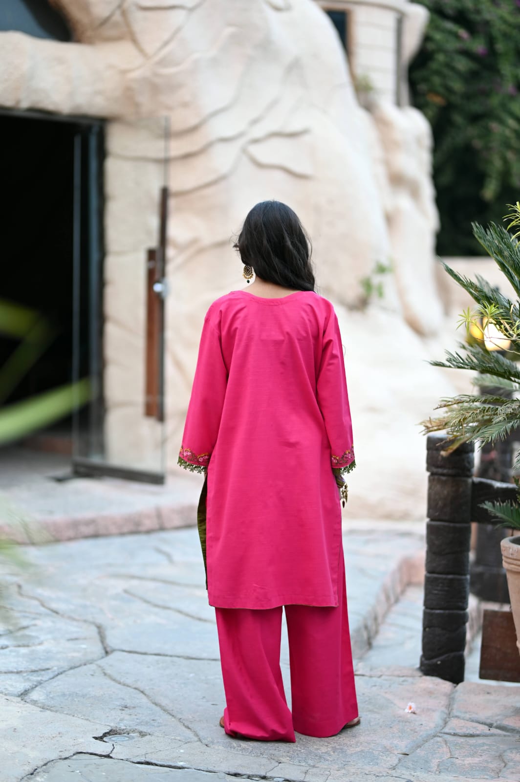 Soft Khaddar Handmade Embroidered 2-Piece Suit